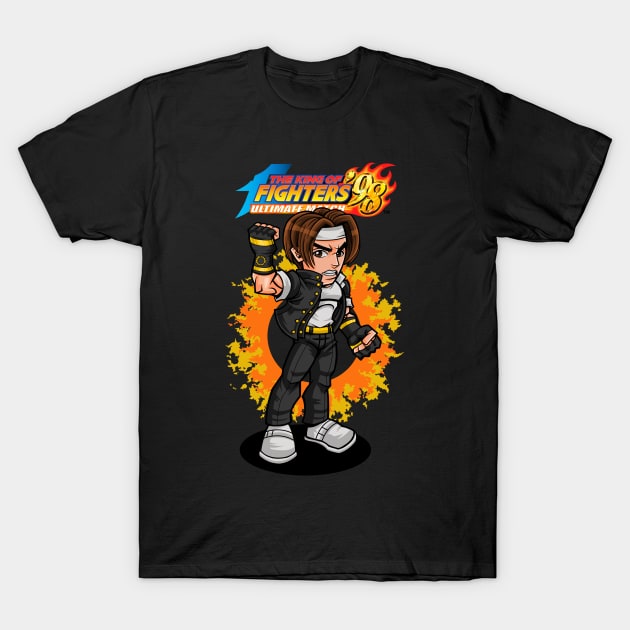 Kyo Kusanagi KOF 98 T-Shirt by Carlos Filho